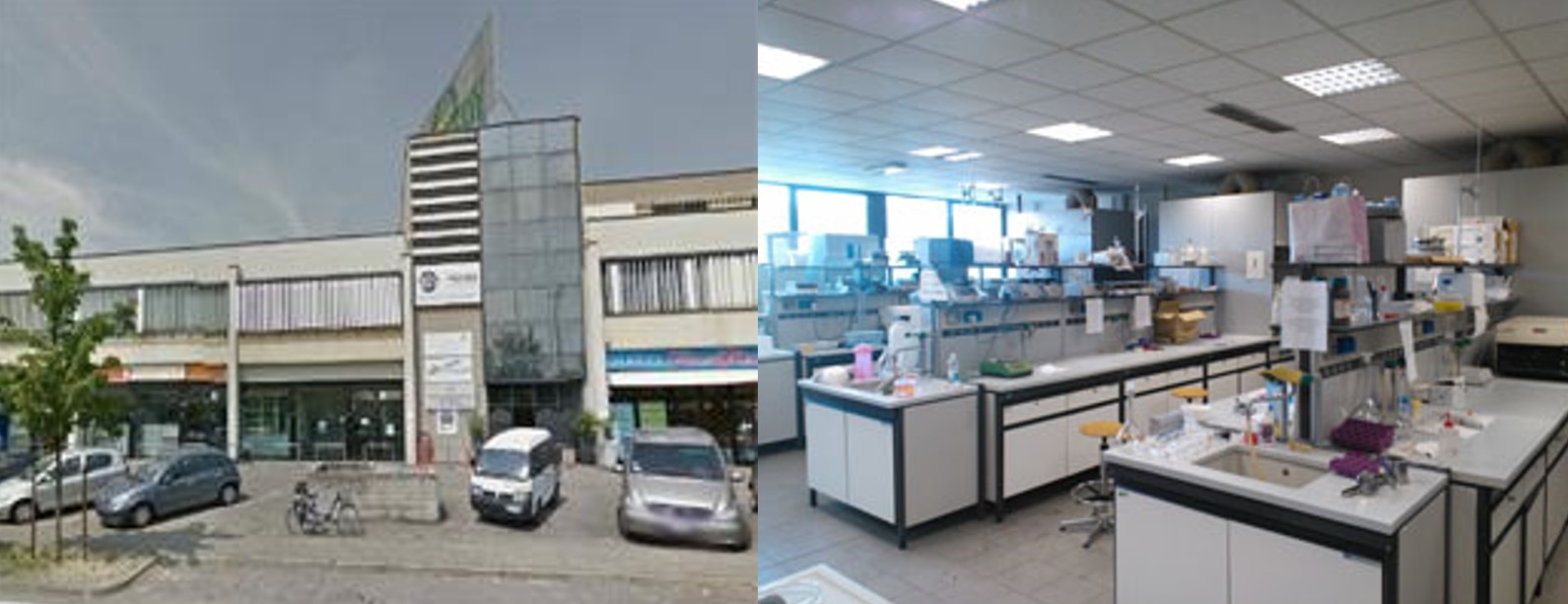 Fig.1 - Street View of the IBBR Reggio Emilia URT / Lab View